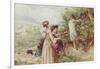 Children Picking Blackberries-Myles Birket Foster-Framed Giclee Print