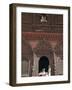 Children Play Beneath the Figures of Shiva and Parvati at a Temple in Durbar Square, Nepal-Don Smith-Framed Photographic Print