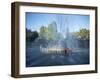 Children Play in the Fountain at Seattle Center, Seattle, Washington State, USA-Aaron McCoy-Framed Photographic Print