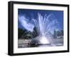 Children Play in the International Fountain of Seattle Center, Seattle, Washington, USA-Charles Crust-Framed Premium Photographic Print