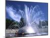 Children Play in the International Fountain of Seattle Center, Seattle, Washington, USA-Charles Crust-Mounted Photographic Print