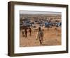 Children Play in the North Darfur Refugee Camp of El Sallam on Wednesday October 4, 2006-Alfred De Montesquiou-Framed Photographic Print