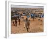 Children Play in the North Darfur Refugee Camp of El Sallam on Wednesday October 4, 2006-Alfred De Montesquiou-Framed Photographic Print