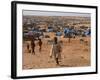 Children Play in the North Darfur Refugee Camp of El Sallam on Wednesday October 4, 2006-Alfred De Montesquiou-Framed Photographic Print