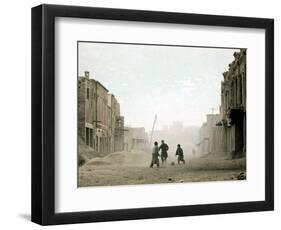 Children Play in the Old Town of Kabul, Afghanistan-null-Framed Photographic Print