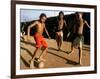 Children Play Soccer at a Shelter in the City Maraba-null-Framed Photographic Print