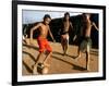 Children Play Soccer at a Shelter in the City Maraba-null-Framed Photographic Print