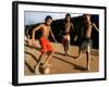 Children Play Soccer at a Shelter in the City Maraba-null-Framed Photographic Print