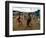 Children Play Soccer in an Impoverished Street in Lagos, Nigeria-null-Framed Photographic Print