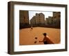 Children Play Soccer in Novo Mundo Slum, in Sao Paulo, Brazil-null-Framed Photographic Print