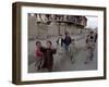 Children Play with a Soccer Ball-null-Framed Premium Photographic Print