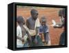 Children Play with Water Near a Zimbabwean Movement for Democratic Change (MDC) Election Rally-null-Framed Stretched Canvas