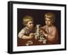 Children Playing, 1837-Kapiton Stepanovich Pavlov-Framed Giclee Print