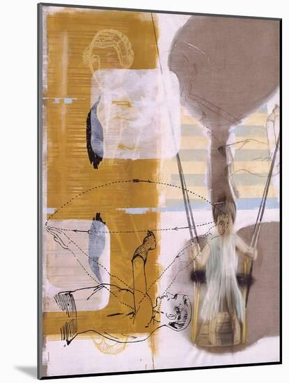 Children Playing, 1999-Aris Kalaizis-Mounted Giclee Print