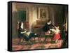 Children Playing at Coach and Horses-Charles Robert Leslie-Framed Stretched Canvas