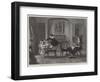 Children Playing at Horses, in the Late International Exhibition-Charles Robert Leslie-Framed Giclee Print