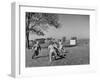 Children Playing at Recess-Bernard Hoffman-Framed Photographic Print