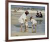Children Playing at the Seashore-Edward Henry Potthast-Framed Art Print