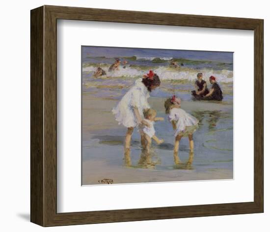 Children Playing at the Seashore-Edward Henry Potthast-Framed Giclee Print