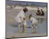 Children Playing at the Seashore-Edward Henry Potthast-Mounted Giclee Print