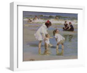 Children Playing at the Seashore-Edward Henry Potthast-Framed Giclee Print