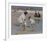 Children Playing at the Seashore-Edward Henry Potthast-Framed Giclee Print