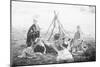 Children Playing Being Indians-null-Mounted Photographic Print