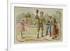 Children Playing Bilboquet-null-Framed Giclee Print