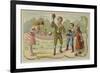 Children Playing Bilboquet-null-Framed Giclee Print