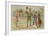 Children Playing Bilboquet-null-Framed Giclee Print