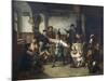 Children Playing Blind Man's Bluff, Ca 1860-Friedrich Carl Hoesch-Mounted Giclee Print