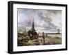 Children Playing by the Ocean-Jan Mari Henri Ten Kate-Framed Giclee Print