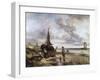 Children Playing by the Ocean-Jan Mari Henri Ten Kate-Framed Giclee Print