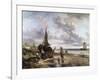 Children Playing by the Ocean-Jan Mari Henri Ten Kate-Framed Giclee Print