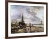 Children Playing by the Ocean-Jan Mari Henri Ten Kate-Framed Giclee Print