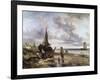 Children Playing by the Ocean-Jan Mari Henri Ten Kate-Framed Giclee Print