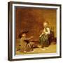 Children Playing Cards, 1631 (Oil on Panel)-Dirck Hals-Framed Giclee Print