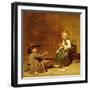 Children Playing Cards, 1631 (Oil on Panel)-Dirck Hals-Framed Giclee Print