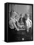 Children Playing Chinese Checkers-John Florea-Framed Stretched Canvas