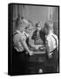 Children Playing Chinese Checkers-John Florea-Framed Stretched Canvas