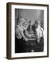 Children Playing Chinese Checkers-John Florea-Framed Photographic Print