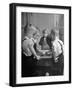 Children Playing Chinese Checkers-John Florea-Framed Photographic Print