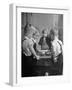 Children Playing Chinese Checkers-John Florea-Framed Photographic Print