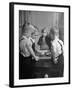 Children Playing Chinese Checkers-John Florea-Framed Photographic Print