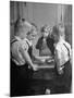 Children Playing Chinese Checkers-John Florea-Mounted Photographic Print