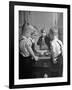 Children Playing Chinese Checkers-John Florea-Framed Photographic Print