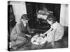 Children Playing Chinese Checkers-Philip Gendreau-Stretched Canvas