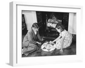 Children Playing Chinese Checkers-Philip Gendreau-Framed Photographic Print