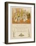 Children Playing Frog in the Middle, They Form a Ring Around One Child-Kate Greenaway-Framed Art Print