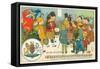 Children Playing God Save the Queen-null-Framed Stretched Canvas